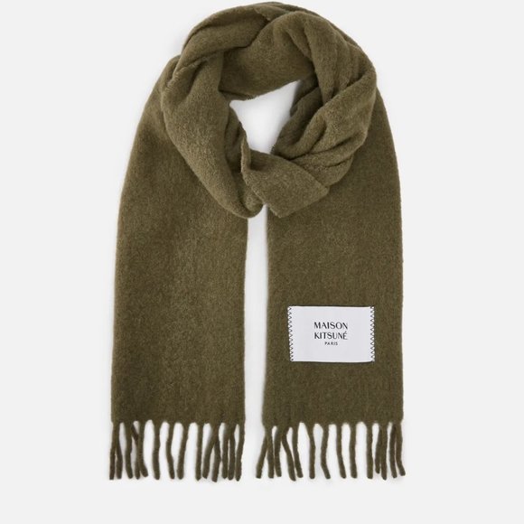 Maison Kitsune Alpaca Scarf - Picture 1 of 2